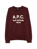 A.P.C. Rue Madame Paris logo-detail wool jumper