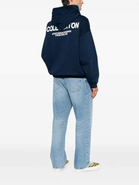 COLE BUXTON CB logo-print drawstring hoodie