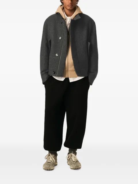 AMI Paris wool padded harrington jacket