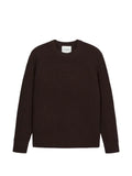 Closed ribbed-knit raglan-sleeve sweater