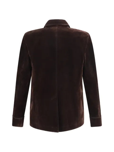 TOM FORD peak-lapel patch-pocket jacket