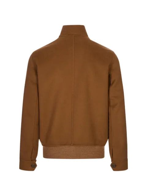 Canali zip-up high-neck jacket