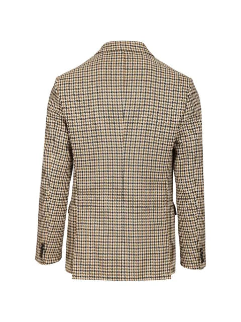 Emporio Armani double-breasted houndstooth blazer