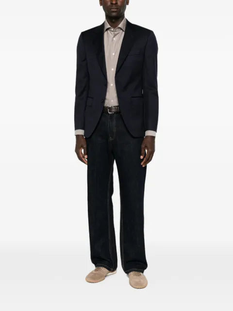 BOSS slim-fit suit jacket in virgin wool serge