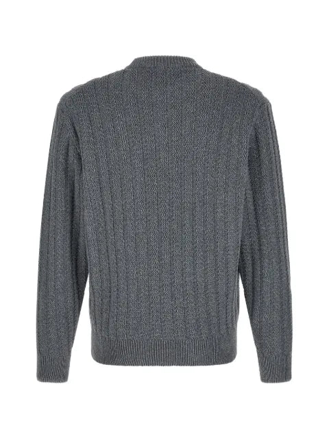 BOSS textured-knit cotton sweater