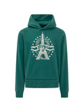KENZO Eiffel Tower Design zip-detail hoodie
