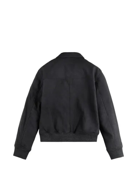 Hogan bomber jacket in nubuck leather