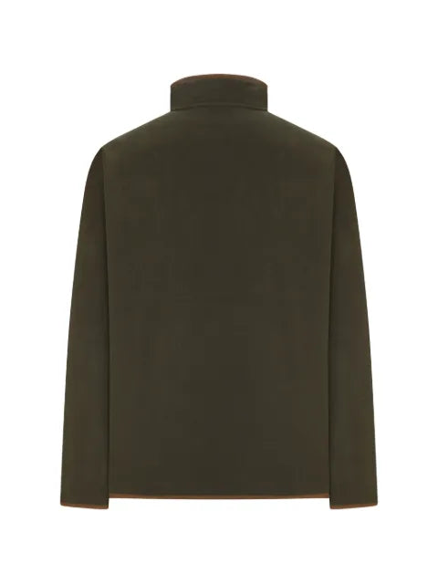 Barbour Harwood logo-embroidered fleece jacket
