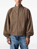 Rains logo-patch bomber jacket