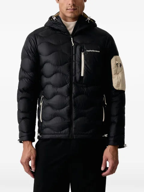 Peak Performance Helium Utility quilted hooded jacket