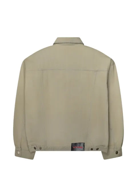 LỰU ĐẠN Drifter frayed denim jacket