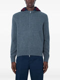 Moncler knitted zip-up hoodie