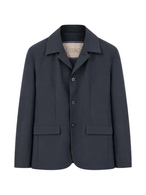 Herno single-breasted notched-lapels blazer