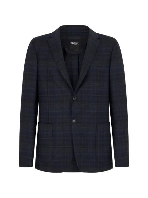 Zegna check-pattern blazer
