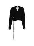 extreme cashmere Ella wrap-around cardigan
