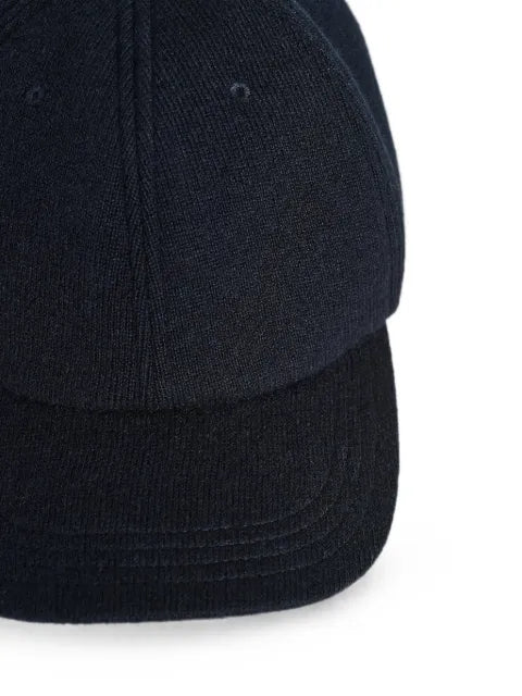 Kiton leather-trimmed baseball cap