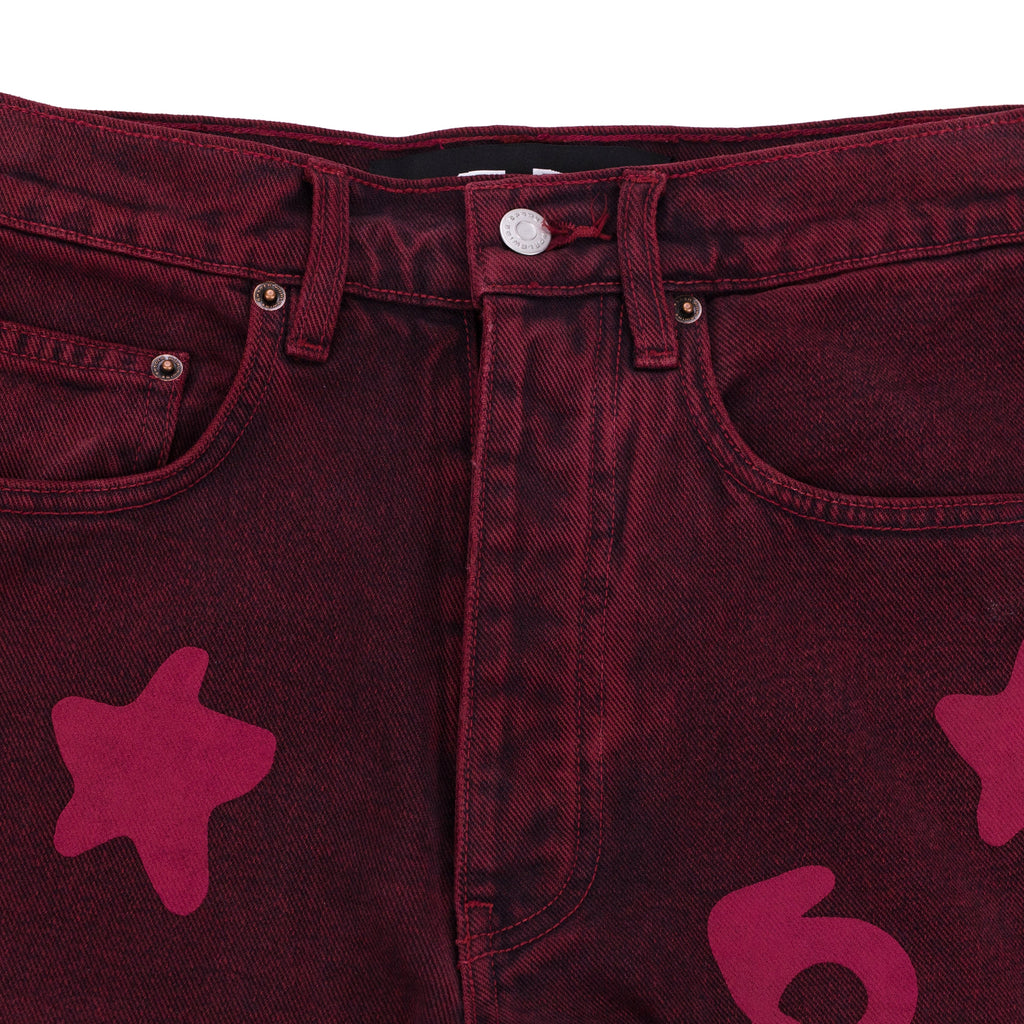Red Beluga Denim Jeans