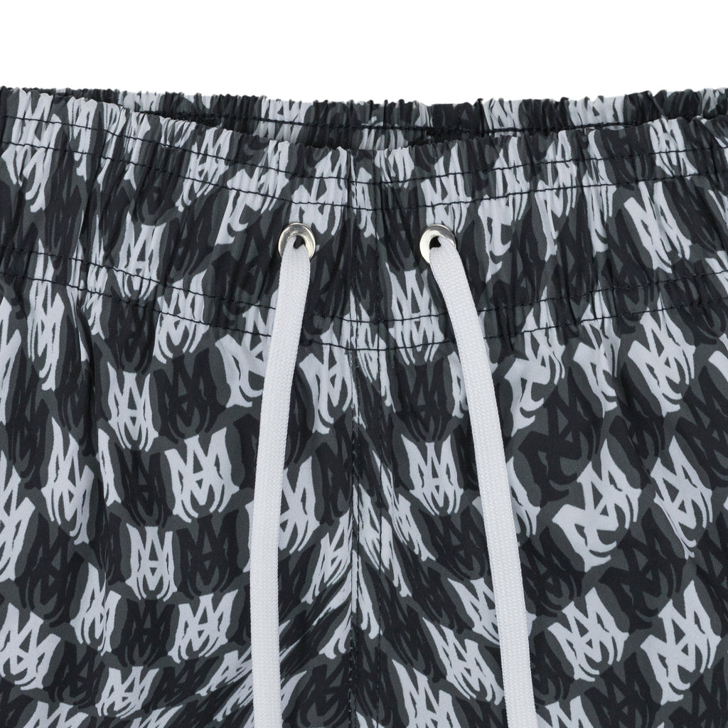 Black WAVY MA SWIM TRUNK