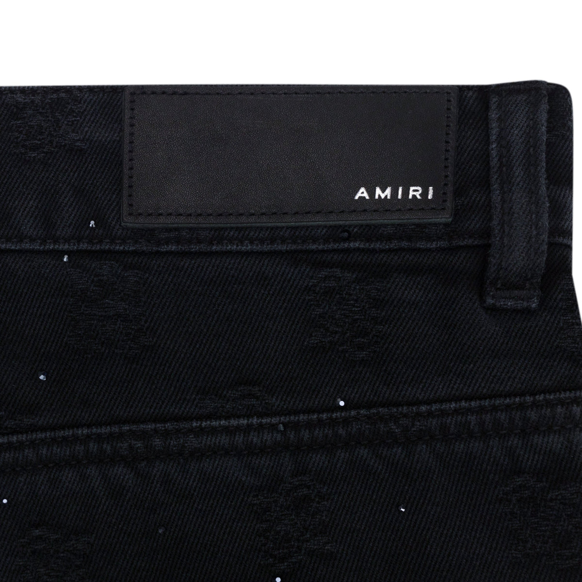 Vintage Black Crystal Burst MA Paisley Straight Jean