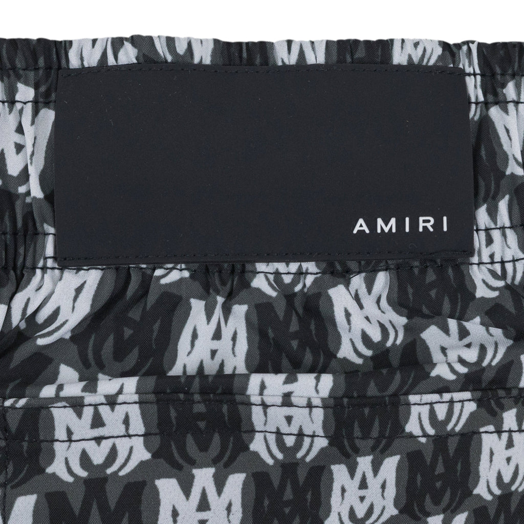Black WAVY MA SWIM TRUNK