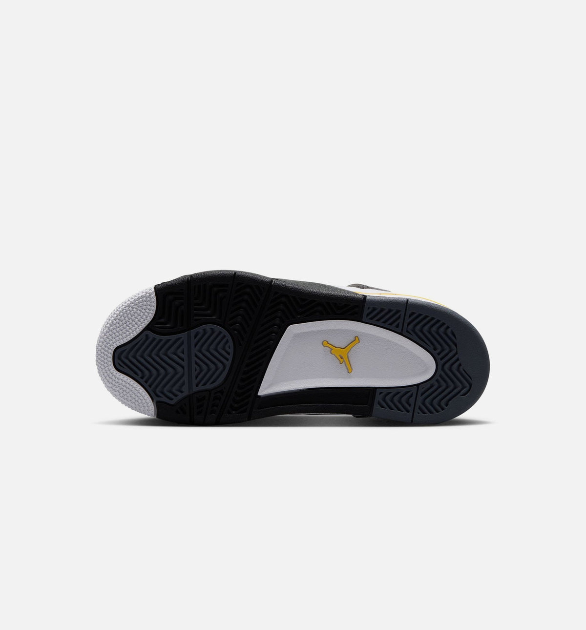 Air Jordan 4 Retro Rare Air Tour Yellow – Preschool Lifestyle Shoe in White/Dark Blue Grey/Black/Tour Yellow