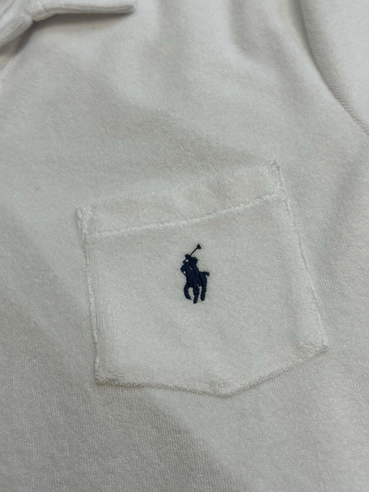 Polo Ralph Lauren Men’s Terry‑Cloth Short‑Sleeve Polo Shirt With Pocket Pony Logo