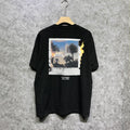 Gallery Dept T Shirt Retro Printed Loose Short-Sleeved Shirt