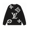 LVC1 New autumn and winter men's and women's trendy brand new sweater jacquard letter clothing