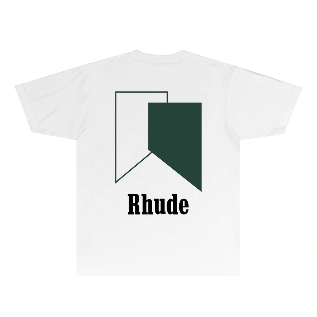 Rhude T-shirts Printed Trendy Pure Cotton