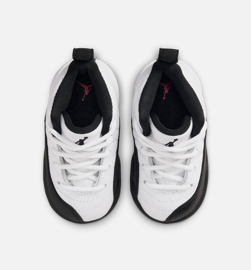 Air Jordan 12 Retro "Taxi" Infant/Toddler Shoe – White/Black/Taxi