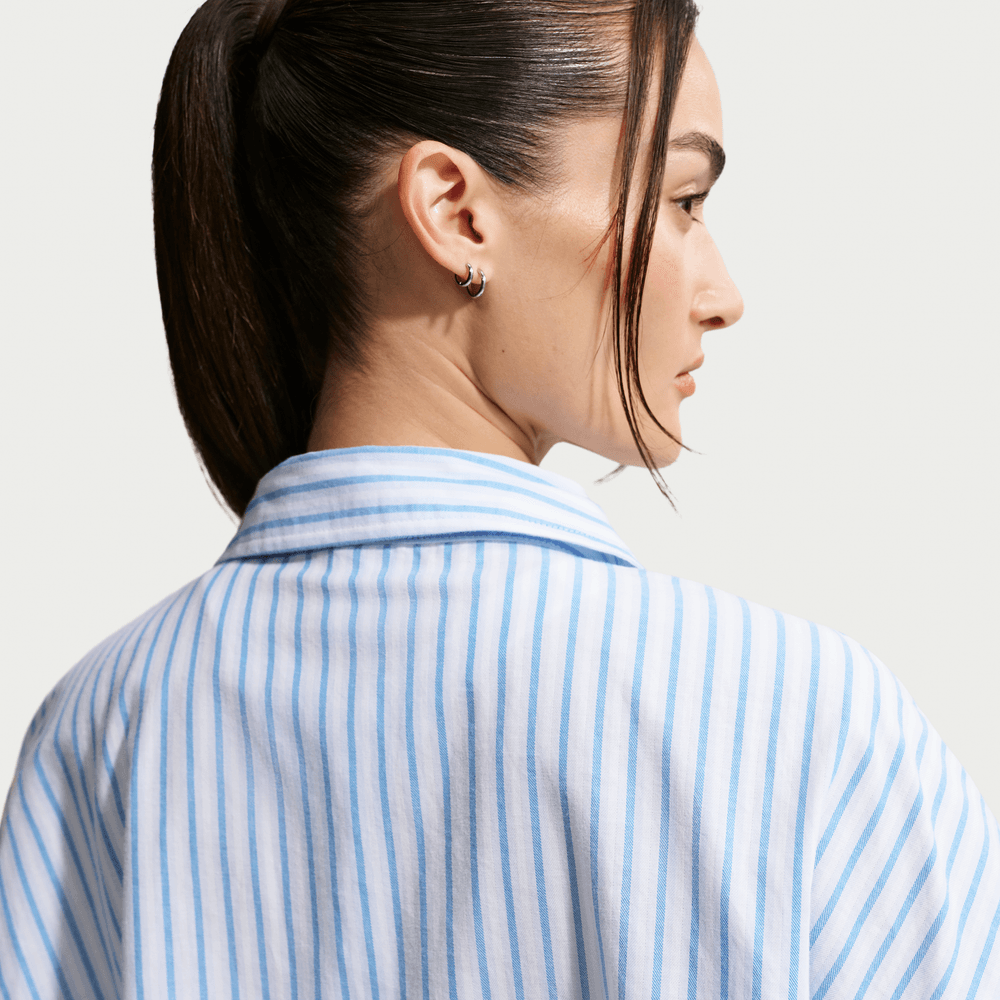 Wmns Nike Sportswear Chill Poplin Oversized Short-Sleeve Top