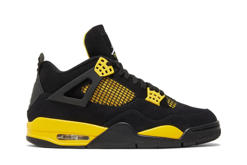 Air Jordan 4 Retro 'Thunder' 2023 – Iconic Black & Yellow Sneaker