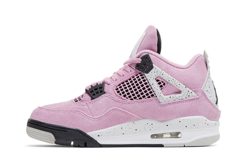 Air Jordan 4 Retro WMNS 'Orchid' – Soft Purple & White AJ4 with Full Design Architecture in an Elegant Floral Palette