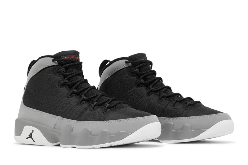 Air Jordan 9 Retro 'Particle Grey' – Cool Grey & White AJ9 with Global Sole & All-Day Tonal Versatility