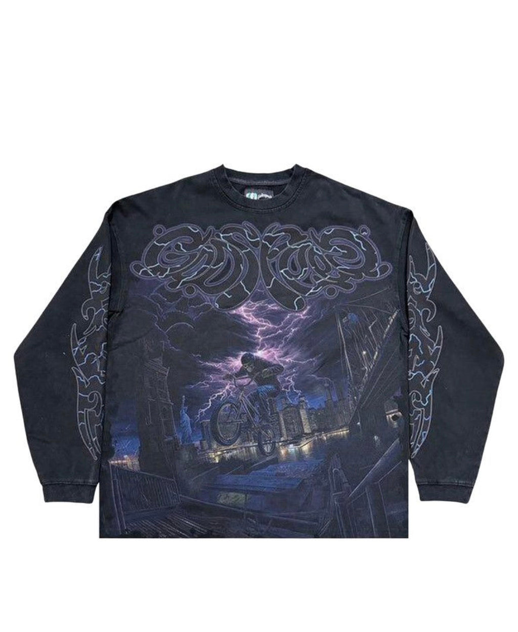 Godspeed BMX Long Sleeve T-Shirt Black Wash