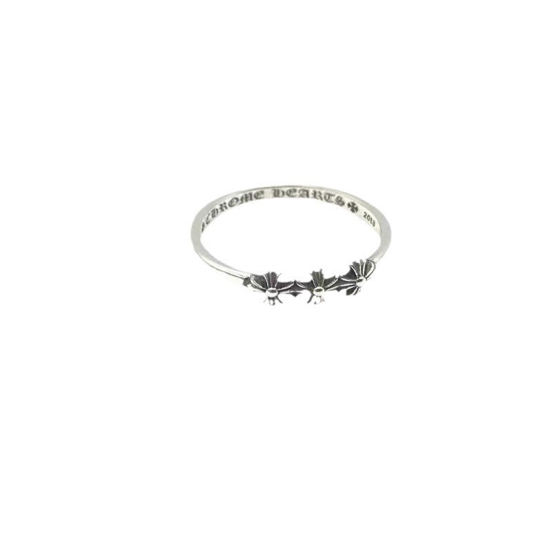 Chrome Heart Ring Ring Hip Hop Classic