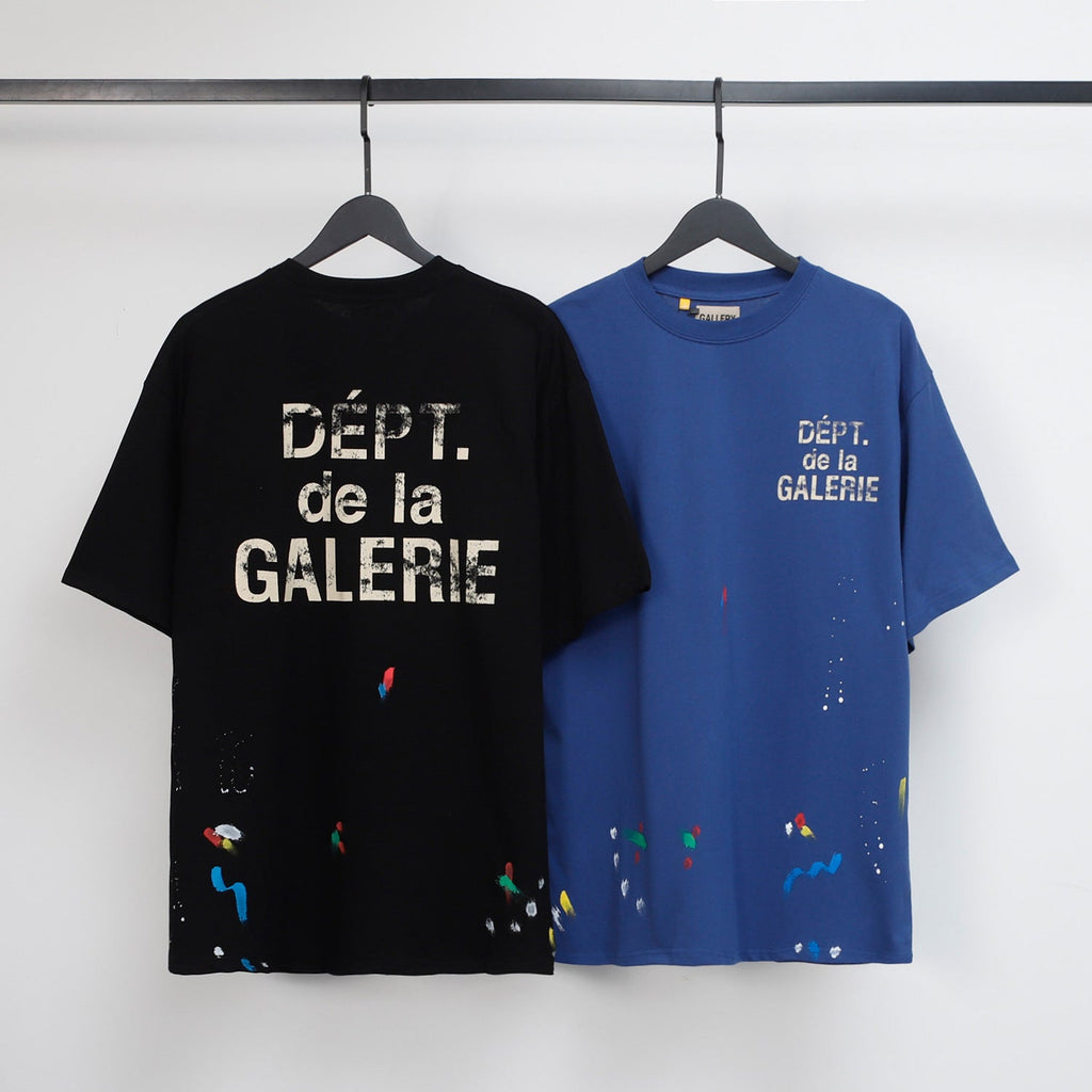 Gallery Dept T Shirts Spring and Summer Short Sleeve Loose Half Sleeve
