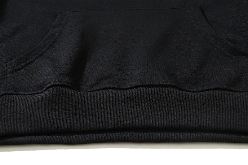 OFF WHITE Graffiti Script Logo Hoodie – Black & White