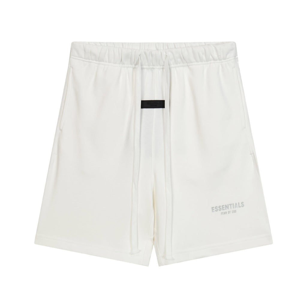 Fear Of God Essentials Rubber Small Letter Sweat Shorts Streetwear