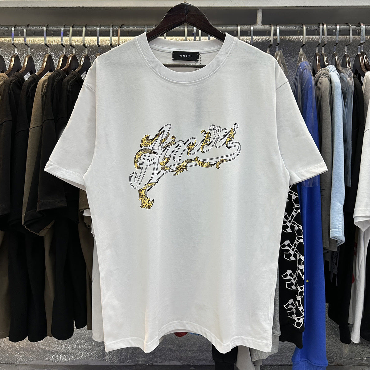 Amiri Peace Dove Graphic Oversized Tee Streetwear Unisex