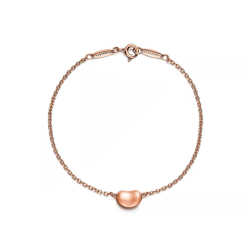 Tiffany Style Bead 18K Gold-Plated Bracelet