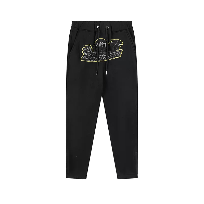 Trapstar Shooters Panther Black Jogger Pants