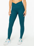 RIBBED VERONICA LEGGING TEAL