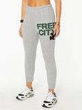 FREECITYLARGE HTHR 3/4 SWEATS