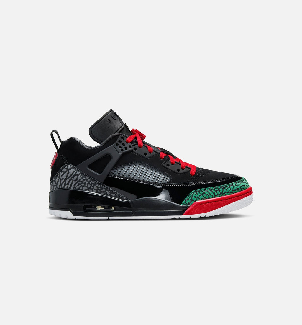 Spizike Low Men's Sneakers - Black / Classic Green / White / Varsity Red