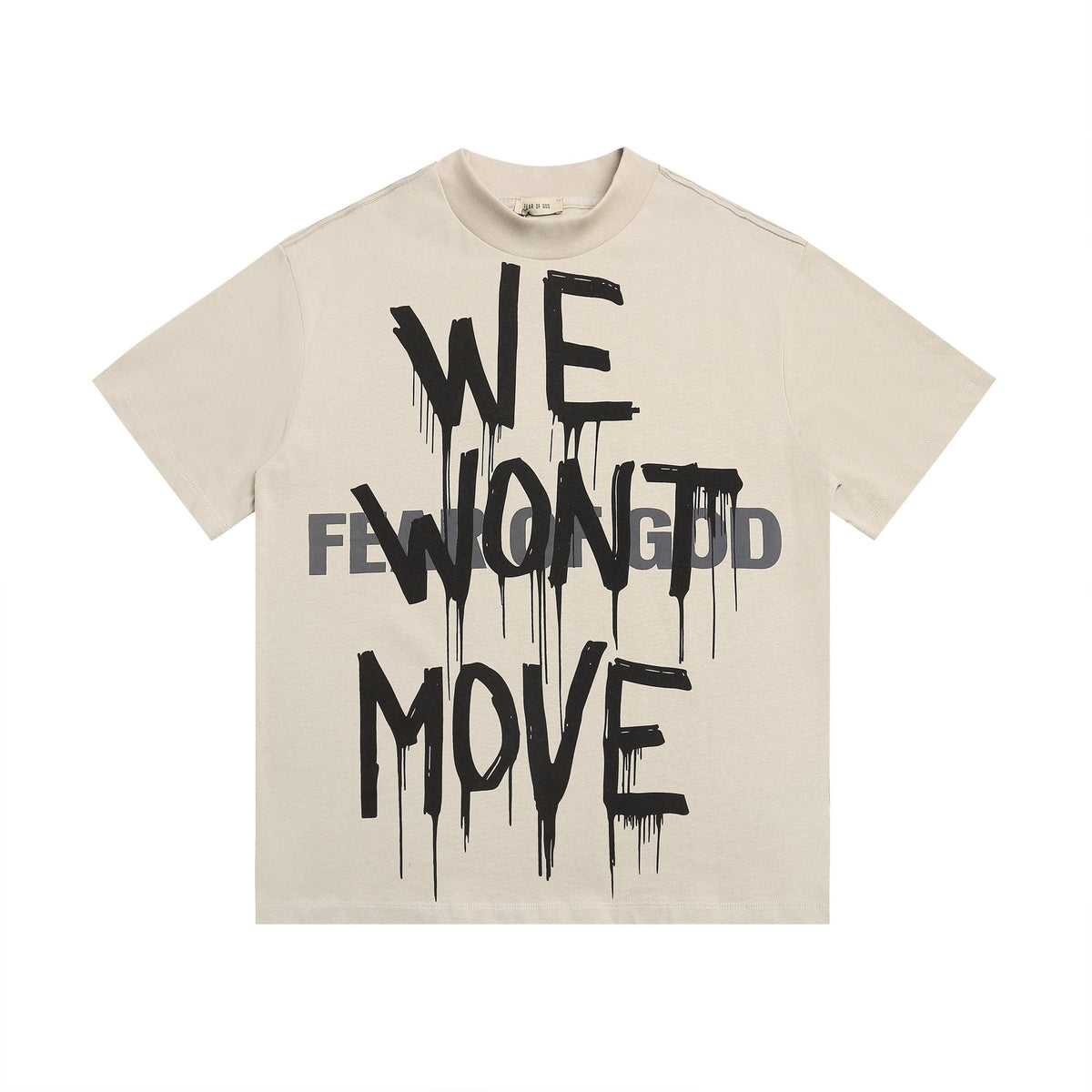 Fear of God Beige Graphic T-Shirt