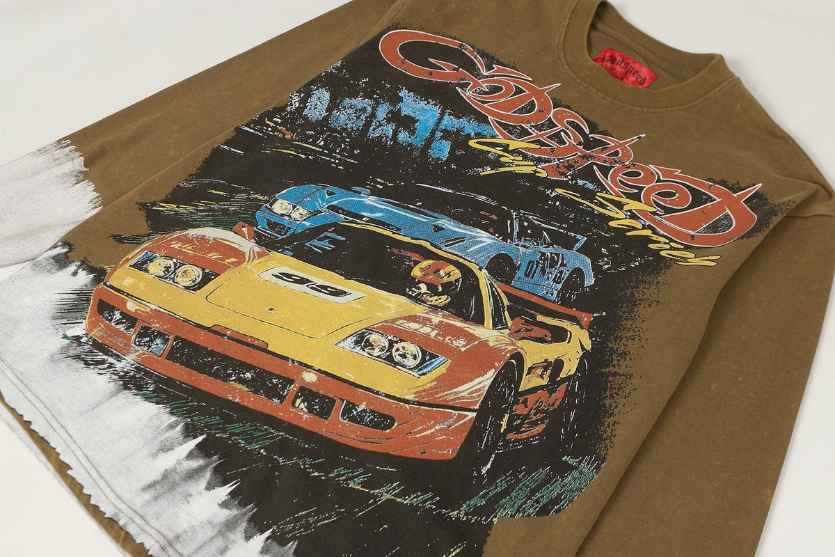 Godspeed Kleep Valley Racing Graphic Long-Sleeve T-Shirt