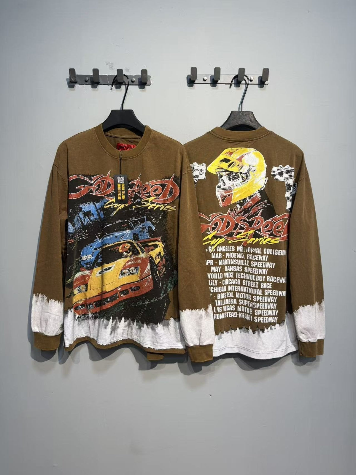 Godspeed Kleep Valley Racing Graphic Long-Sleeve T-Shirt