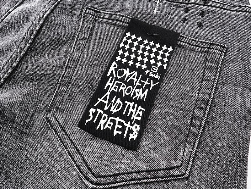 Ksubi Royalty Heroism Gray Wash Slim Jeans