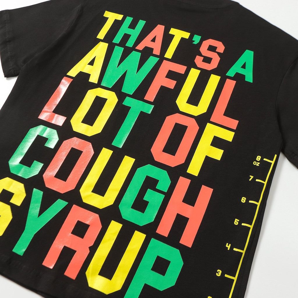 THAT'S A AWFUL LOT OF COUGH SYRUP Bottle Graphic T-Shirt